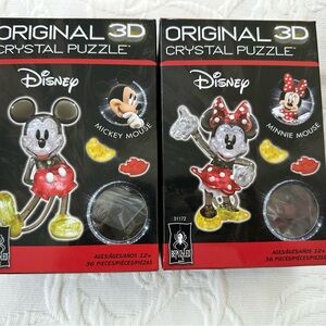 Disney 3D Crystal Puzzle - Mickey and Minnie in Red and Black